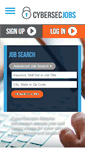 Mobile Screenshot of cybersecjobs.com